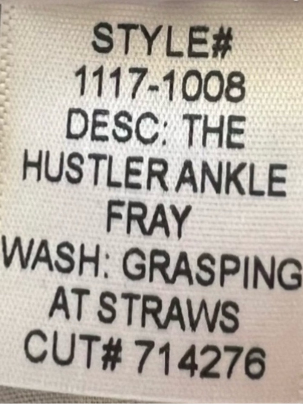 MOTHER Hustler Ankle Fray Grasping At Straws High Waisted Straight Crop 24 - Picture 8 of 15